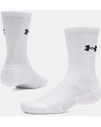 Under Armour - Performance Cotton 3-Pack Crew Socks Ultimate - Lyst