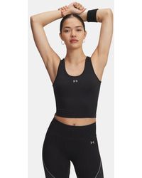 Under Armour - Vanish Seamless Tank Steel Steel - Lyst