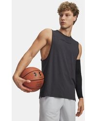Under Armour - Hoops Training Tanktop Voor Anthracite Zwart - Lyst