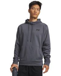Under Armour - Armour Fleece Hoodie Castlerock - Lyst