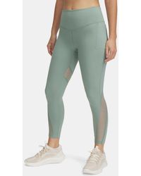 Under Armour - Dameslegging Vanish Elite Vent Ankle Silica Groente Iridescent - Lyst