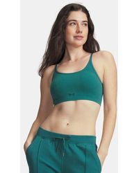 Under Armour - Seamless Cotton Low Sports Bra Rack Arden - Lyst