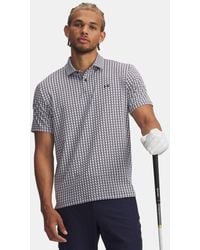 Under Armour - Tee To Printed Polo Midnight Midnight - Lyst