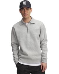 Under Armour - Ua Icon Fleece Collar Zip Top - Lyst