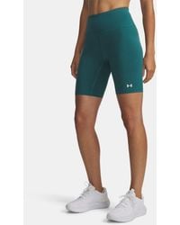 Under Armour - Motion Damesfietsbroek 20 Cm Rack Groente Wit - Lyst