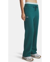 Under Armour - Rival Fleece Straight Leg Pants Rack - Lyst