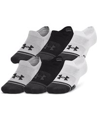 Under Armour - Performance Tech 3-pack Ultra Low Tab Socks - Lyst