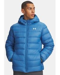 Under Armour - Legend Down Hooded Jacket Aegean - Lyst