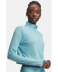 Under Armour - Tech Branded ½ Zip Haze Lumos Lime - Lyst