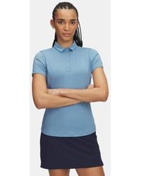 Under Armour - Playoff Short Sleeve Polo Smoke Midnight - Lyst