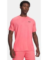 Under Armour - Tech Vent Vhs Jacq Rd Short Sleeve Bittersweet - Lyst