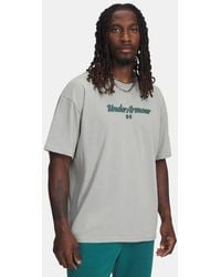 Under Armour - Ua Heavyweight Wordmark Short Sleeve - Lyst