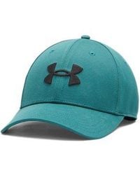 Under Armour - Blitzing Low Stretch Fit Cap Marine Od - Lyst