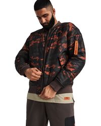 Under Armour - Project Rock Veterans Day Bomber Jacket - Lyst