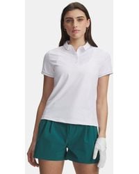 Under Armour - Drive Chill Short Sleeve Polo Halo - Lyst