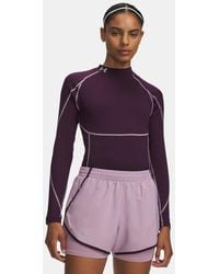 Under Armour - Coldgear Neolast Mock Long Sleeve Echo Reflective - Lyst