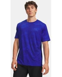 Under Armour - Ua Vanish Energy Printed Short Sleeve - Lyst