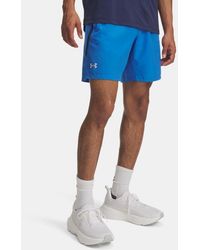 Under Armour - Launch 7" Shorts Atlantis Washed Reflective - Lyst