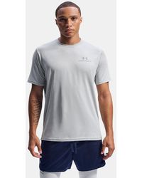 Under Armour - Vanish Energy Short Sleeve Mod Light Heather Mod - Lyst