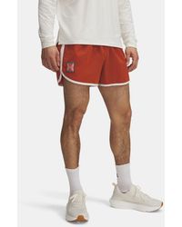 Under Armour - Run 96 3" Shorts Fire Quartz - Lyst