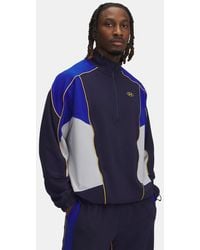 Under Armour - Tricot Colorblock Jacket Midnight Royal Noble - Lyst