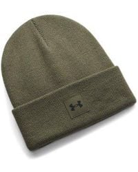 Under Armour - Halftime Cuff Beanie Marine Od Green One Size - Lyst