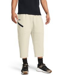 Under Armour - Unstoppable Fleece Baggy Crop - Lyst