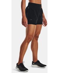 Under Armour - Run Stamina 2-In-1 Shorts Reflective - Lyst