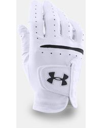 Under Armour Guante de golf UA Strikeskin para hombre - Blanco