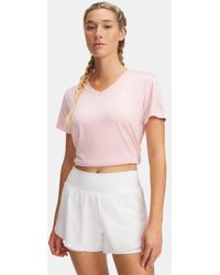 Under Armour - Tech Twist V-Neck Short Sleeve Prime - Lyst