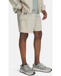 Under Armour - Vibe Woven 8" Cargo Shorts Khaki Base - Lyst