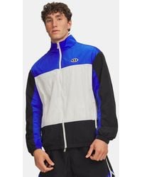 Under Armour - Icon Woven Track Full Zip Ultimate Team Royal - Lyst