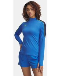 Under Armour - Maglia Challenger Midlayer Da Donna Atlantis High Vis Giallo - Lyst