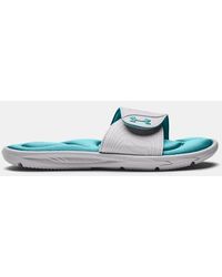women's ua ignite ix trace multi slides
