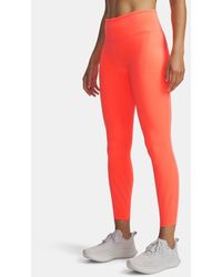 Under Armour - Mallas Tobilleras Launch Elite Para Mujer Electric Tangerine Reflectante - Lyst