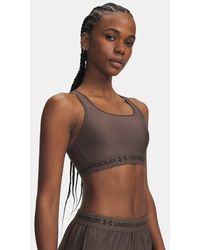 Under Armour - Crossback Mid Sports Bra - Lyst
