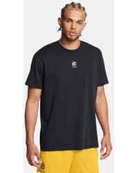 Under Armour - Curry Logo Heavyweight T-Shirt - Lyst