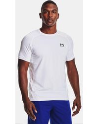 Under Armour - Shirt - White/black - Lyst