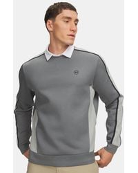 Under Armour - Drive Midlayer Crew Clay Titanium Anthracite - Lyst