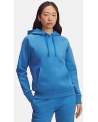Under Armour - Sweat À Capuche Rival Fleece Pour Femme Atlantis Light Heather Atlantis - Lyst