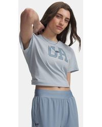 Under Armour - Icon Fleece Graphic Short Sleeve Fog Wind - Lyst