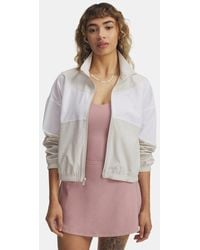 Under Armour - Rival Woven Jacke Für Damen Summit Summit - Lyst
