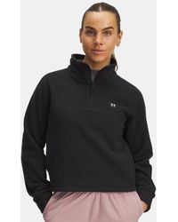 Under Armour - Parte De Arriba Con Media Cremallera Expanse Fleece Para Mujer Blanco - Lyst