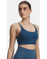 Under Armour - Seamless Cotton Low Sports Bra Wham Boundless - Lyst