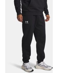Under Armour - Jogger Icon Fleece Para Hombre Blanco - Lyst