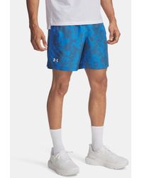 Under Armour - Launch 7" Shorts Atlantis Washed Reflective - Lyst