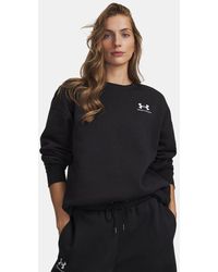 Under Armour - Icon Fleece Oversized Crew - Lyst