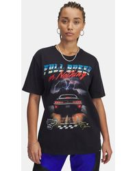 Under Armour - Project Rock Campus T-Shirt Zwart Wit - Lyst