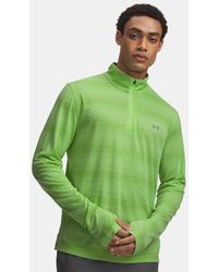 Under Armour - Velociti ¼ Zip Lumos Lime Reflective - Lyst