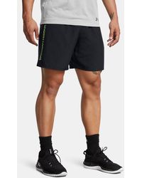 Under Armour - 2-in-1 Launch Black / Reflective Men's Shorts - Lyst